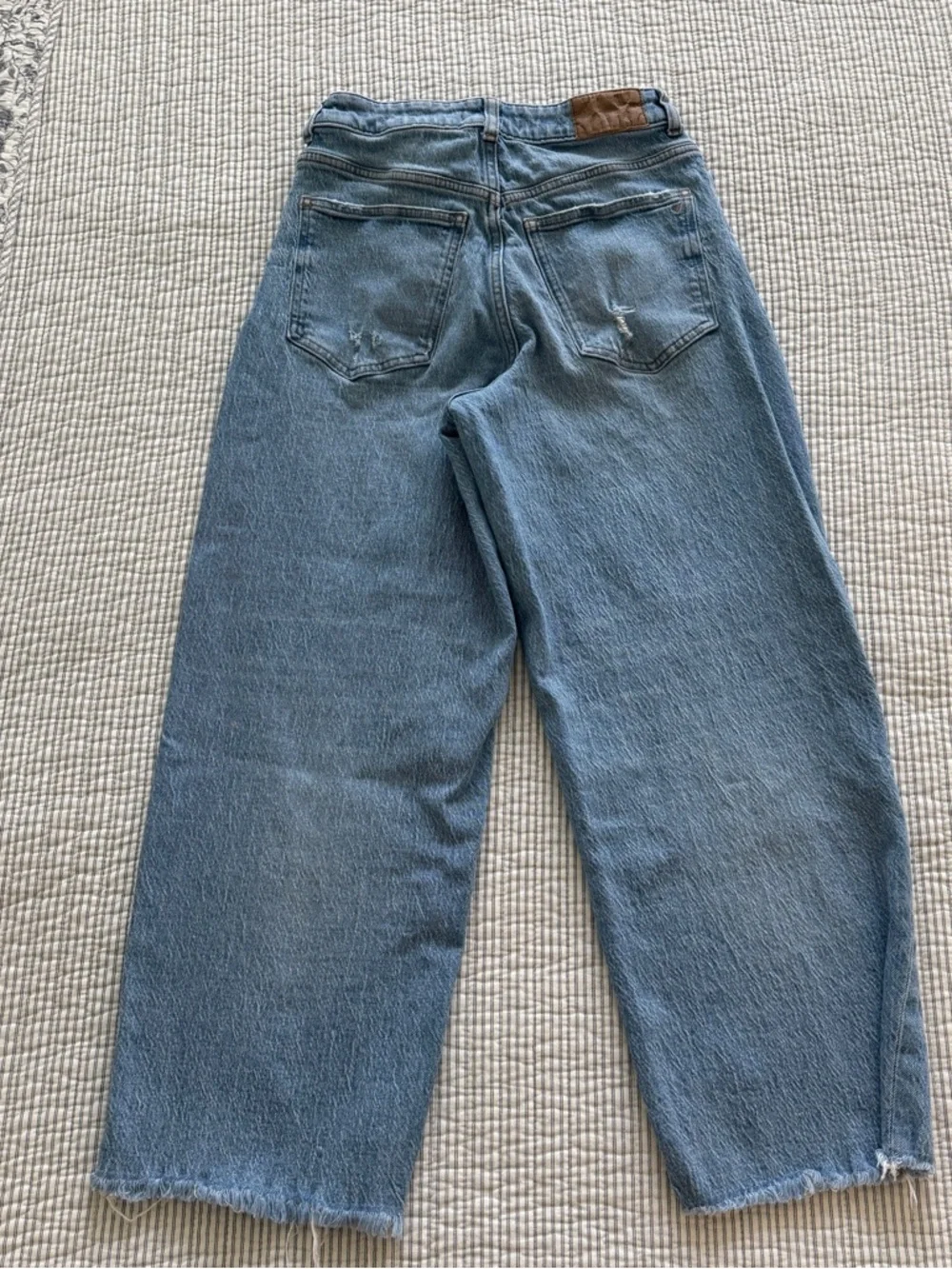 Madewell Curvy Perfect Vintage Wide-Leg Crop Jean Hallstead Wash - Picture 8 of 13